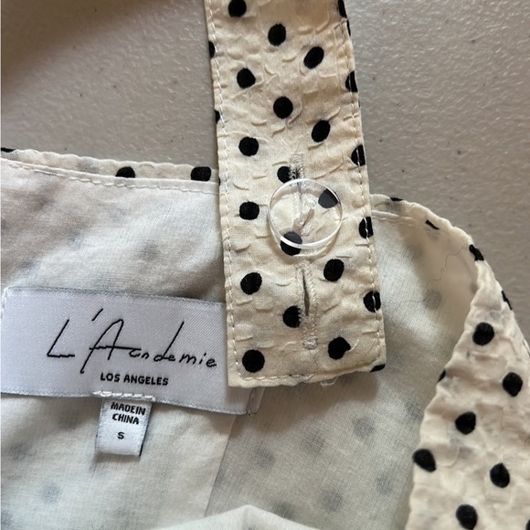 L’Academie Los Angeles Textured Cotton Square Neck Fit & Flare Midi Dress - Picture 12 of 12